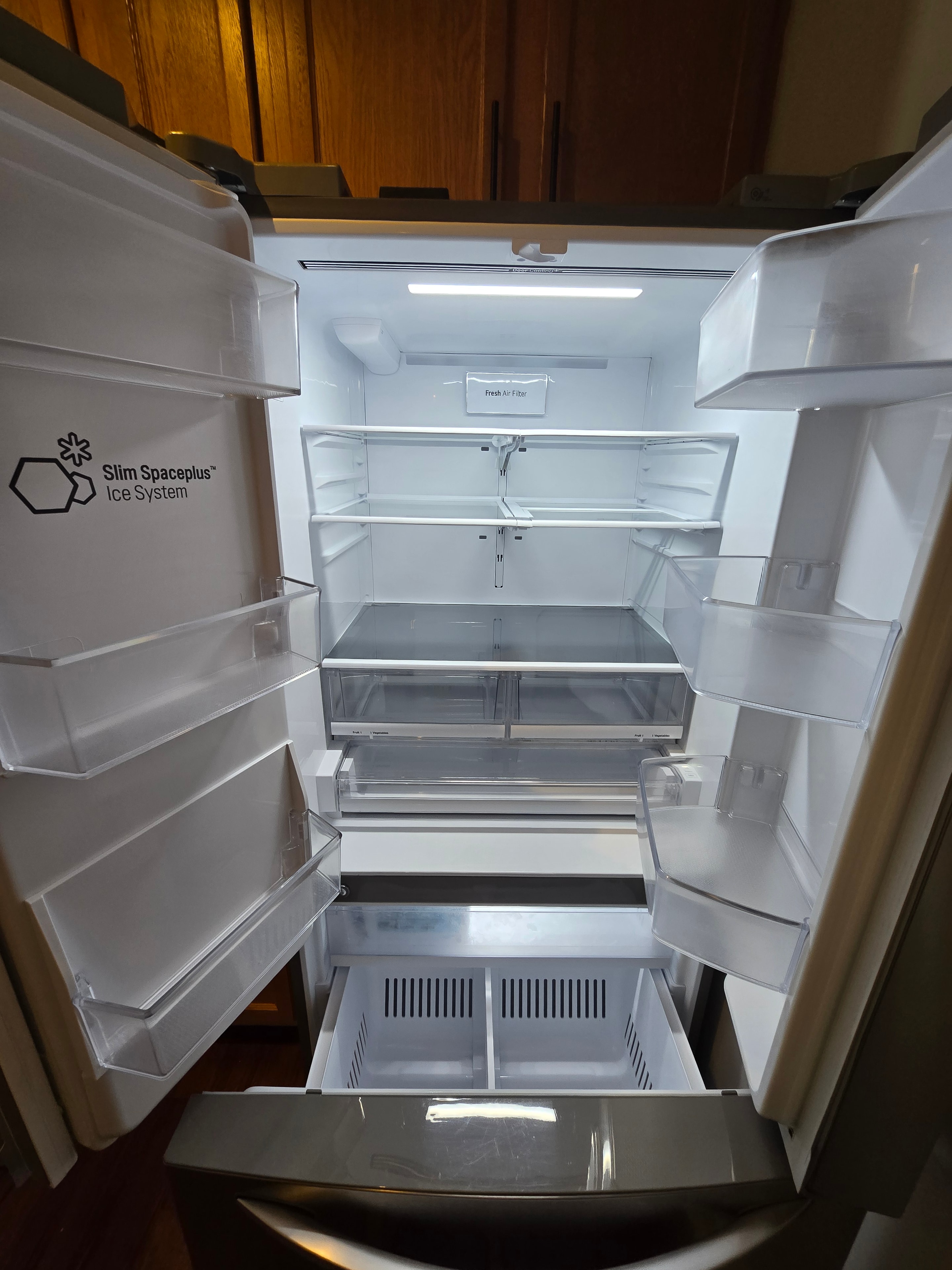 Empty Refrigerator Ready for Move-In