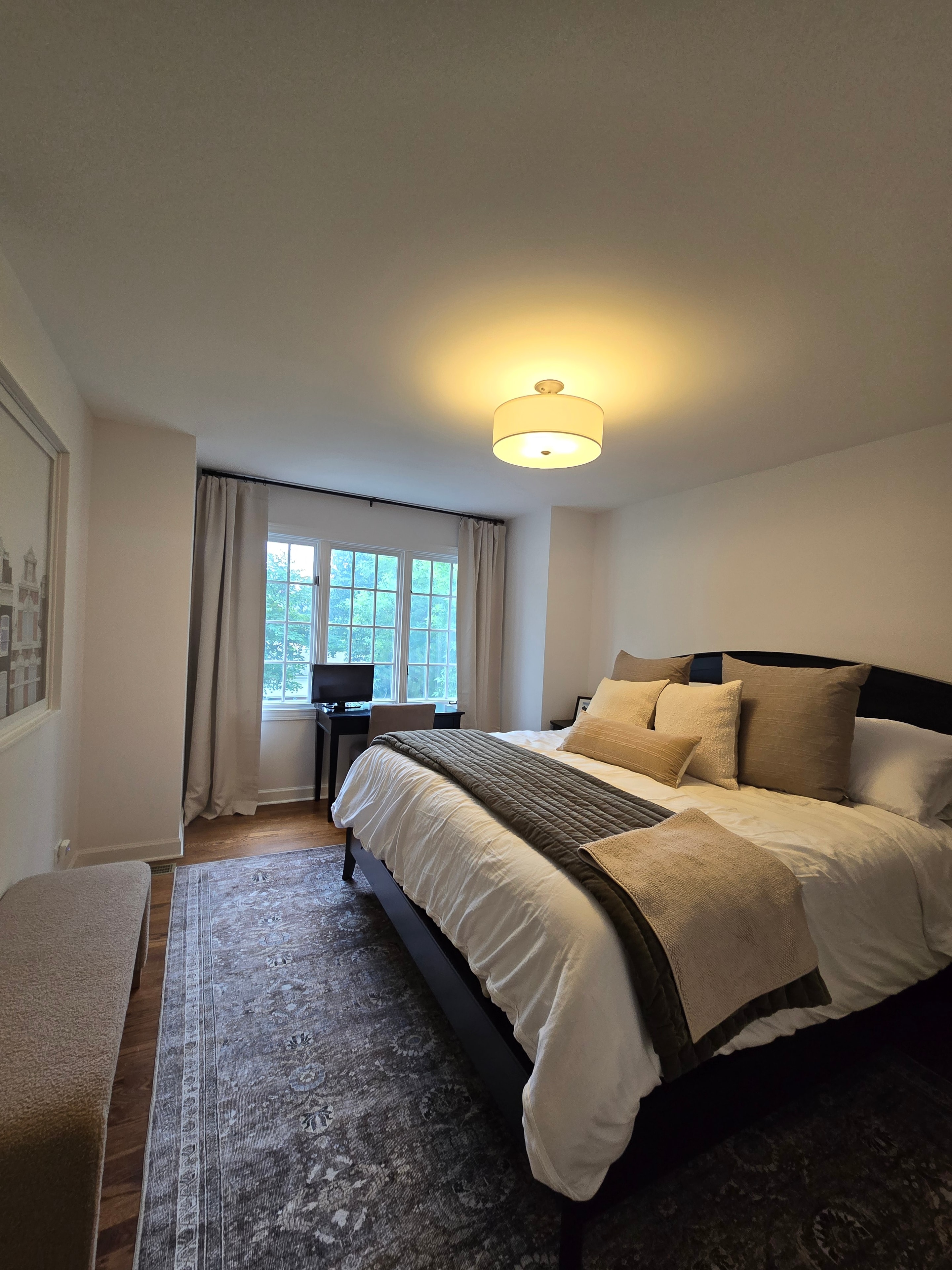 Fresh Bedroom After Deep Cleaning